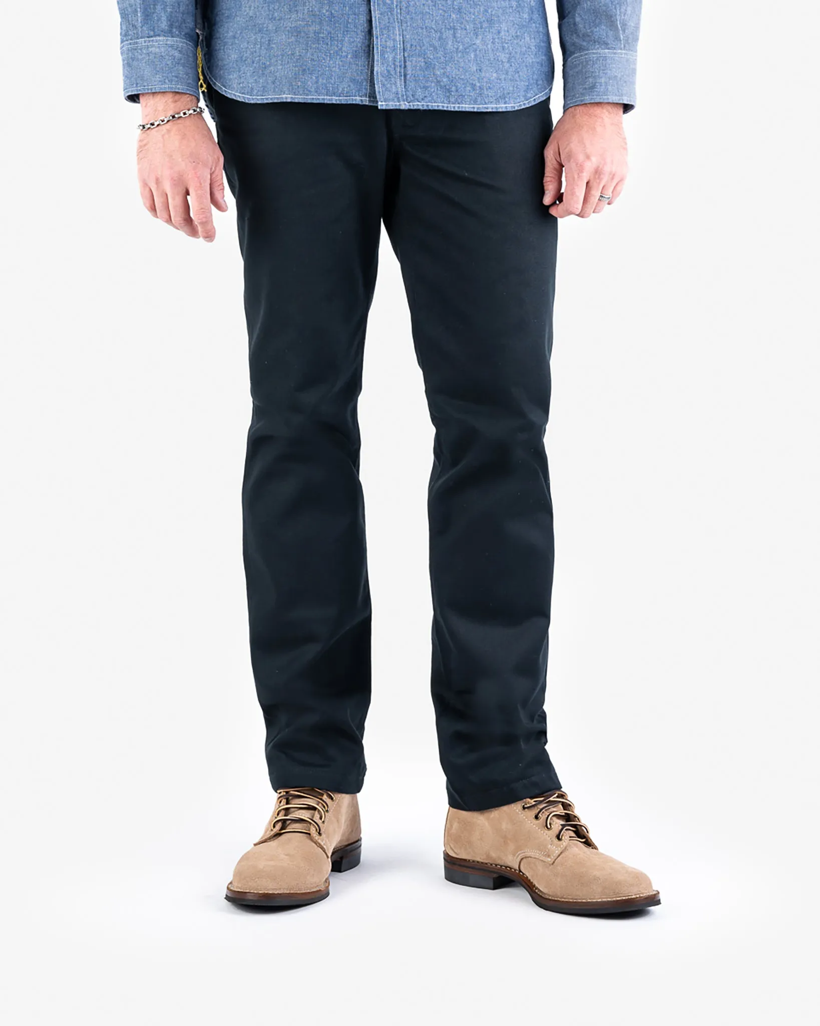 12oz Heavy Cotton Relaxed Fit Chinos - Navy