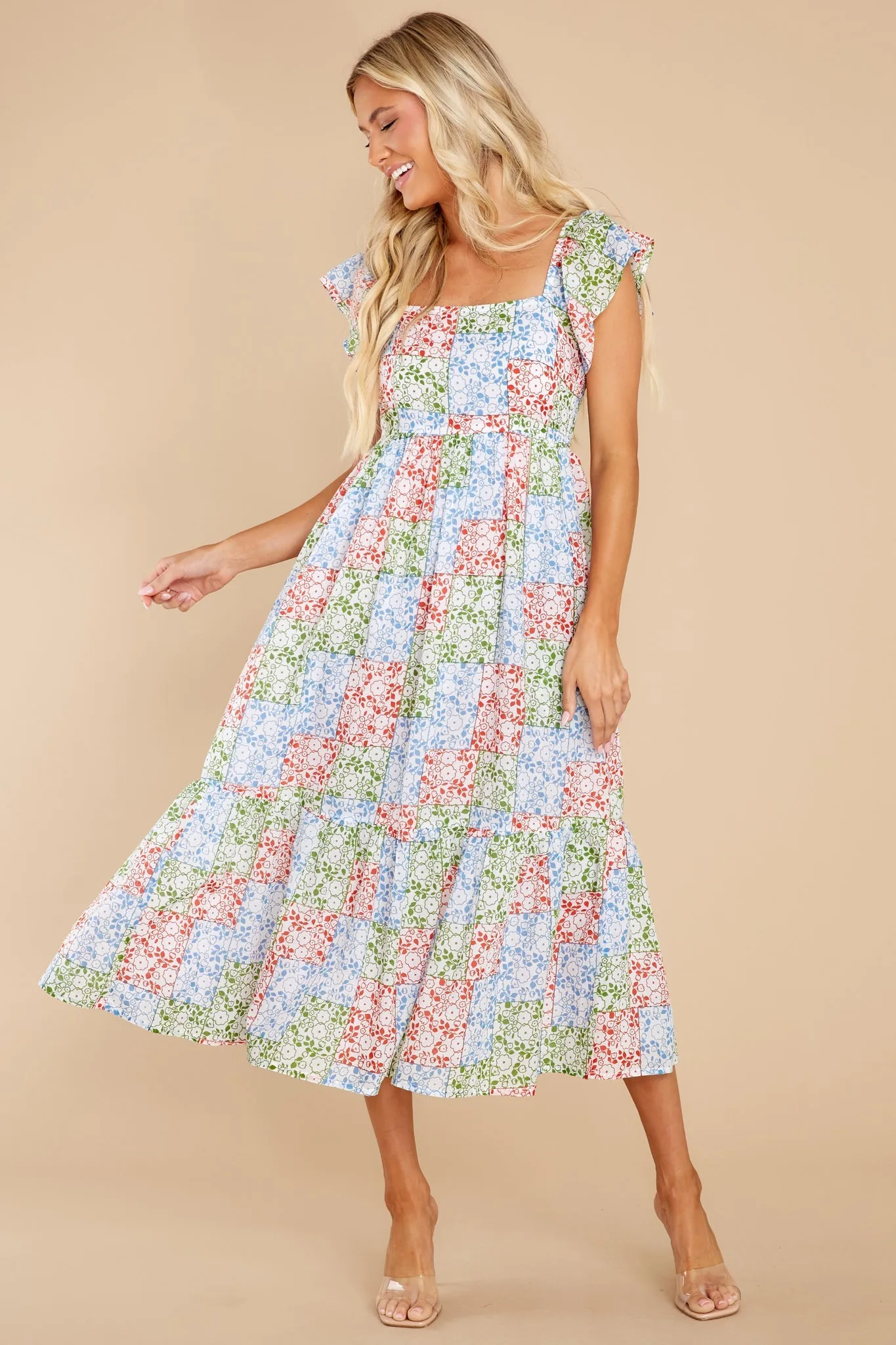 Brooke Ditsy Patchwork Dress