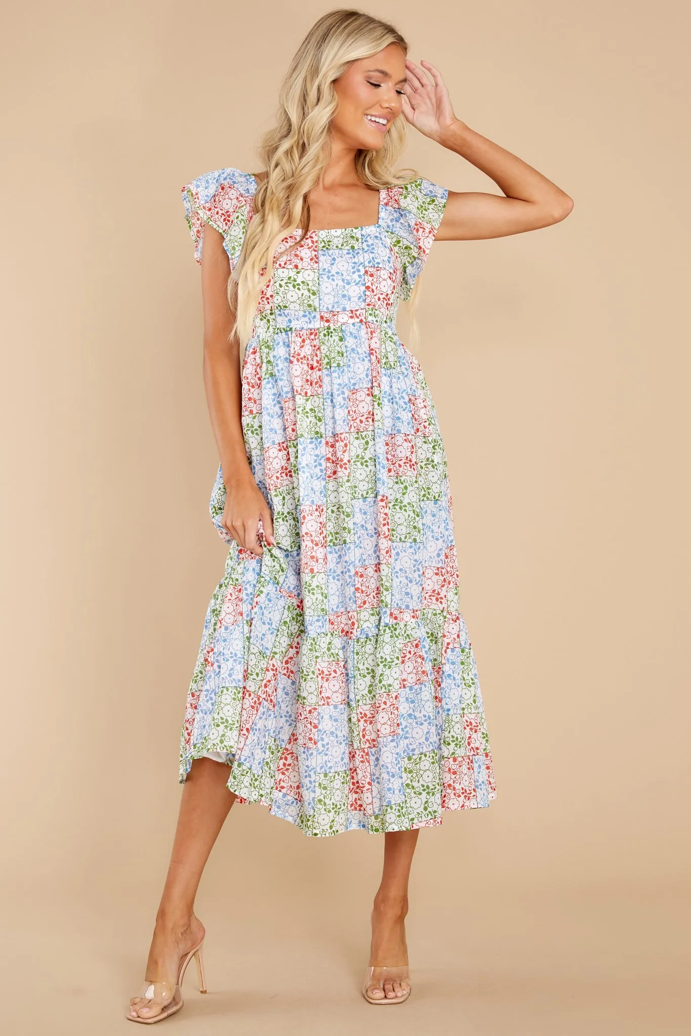Brooke Ditsy Patchwork Dress