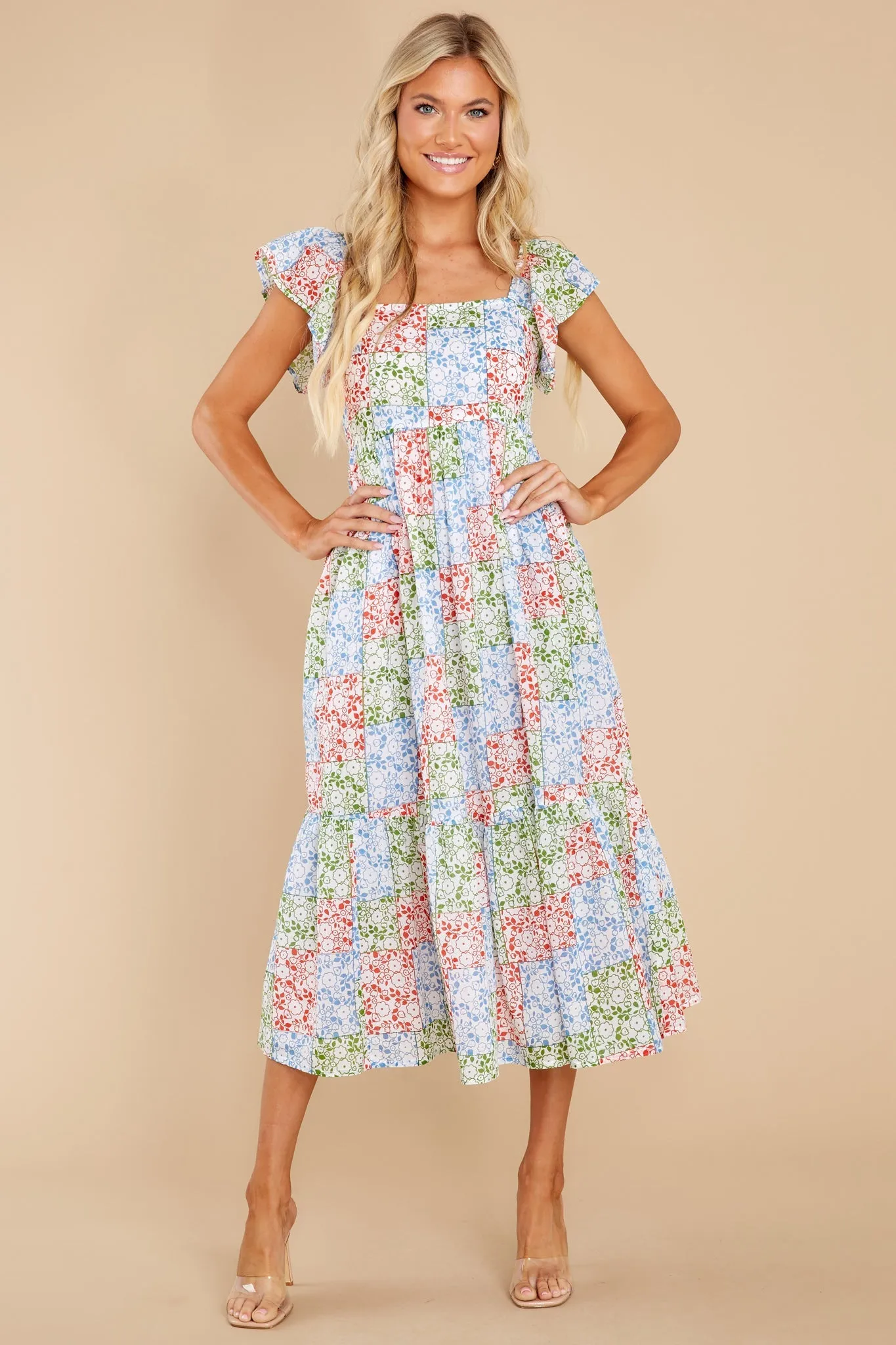 Brooke Ditsy Patchwork Dress