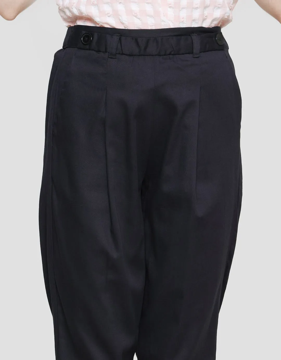 Details Front Double Front Celana Panjang Wanita