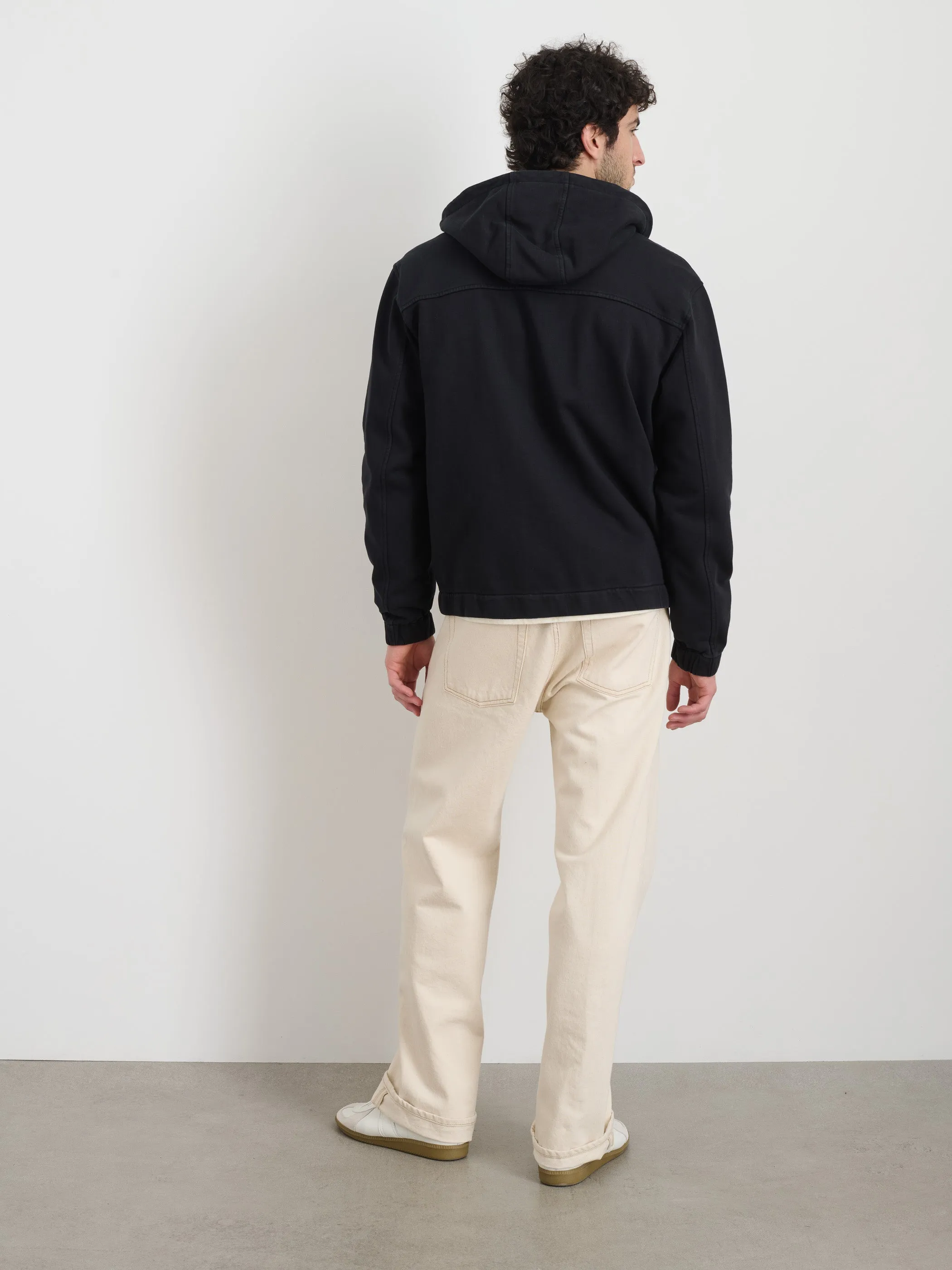 Fleece Track Zip Hoodie