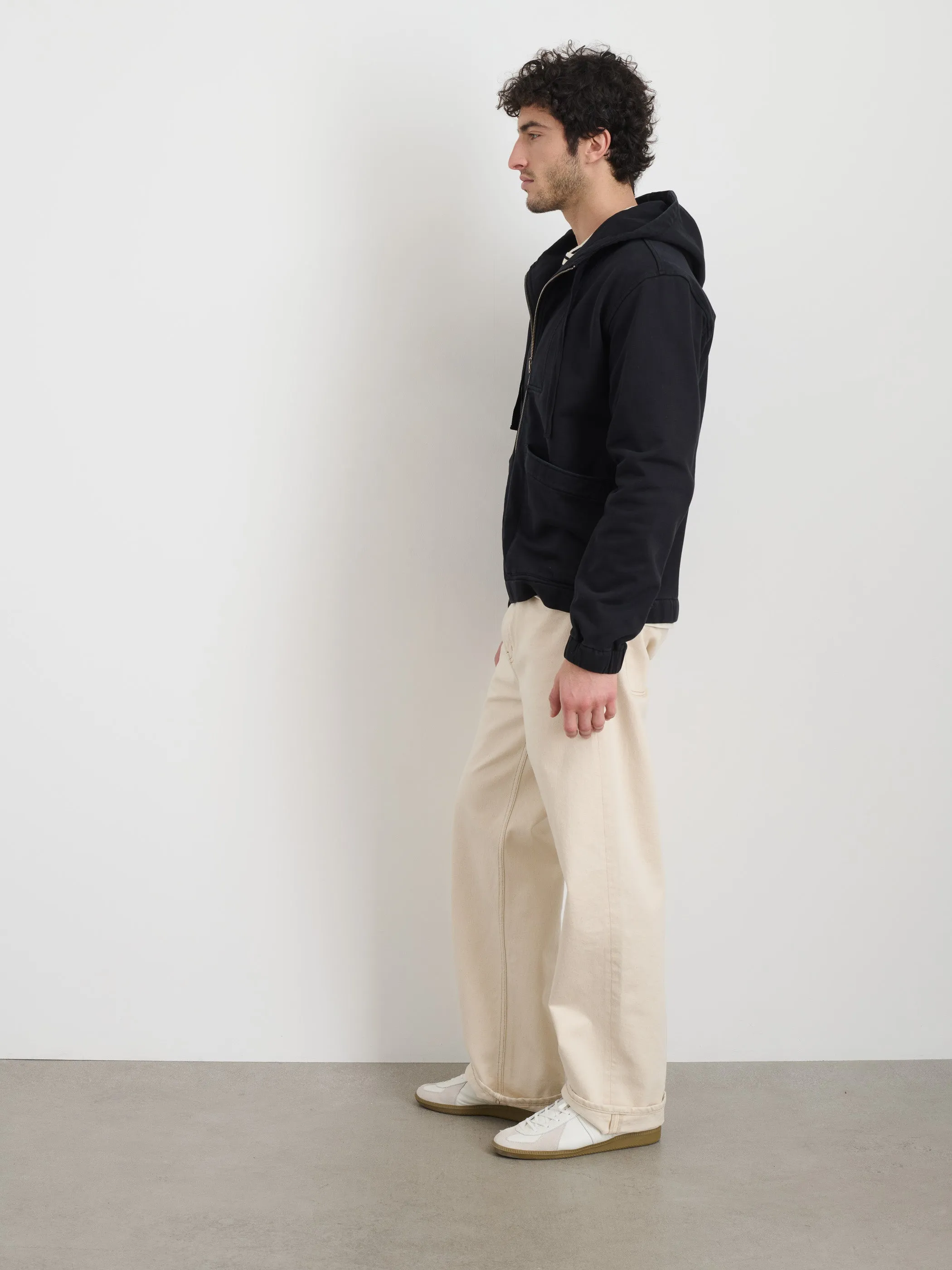 Fleece Track Zip Hoodie