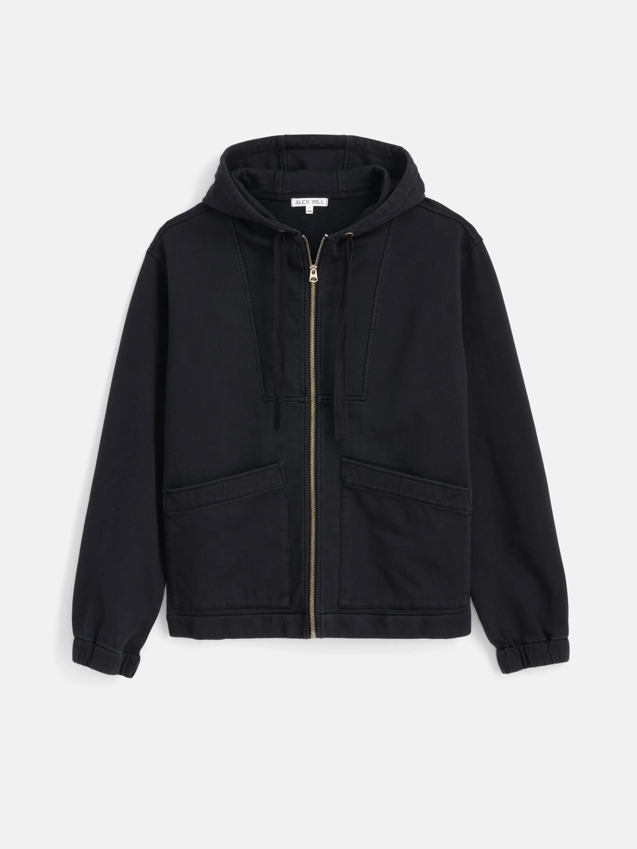 Fleece Track Zip Hoodie