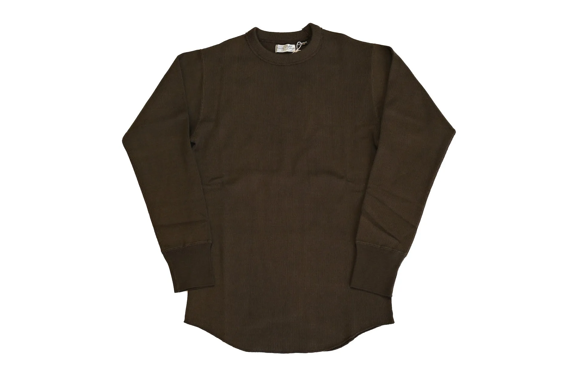 Freewheelers "Crew Neck Type" L/S Underwear (Dark Olive)