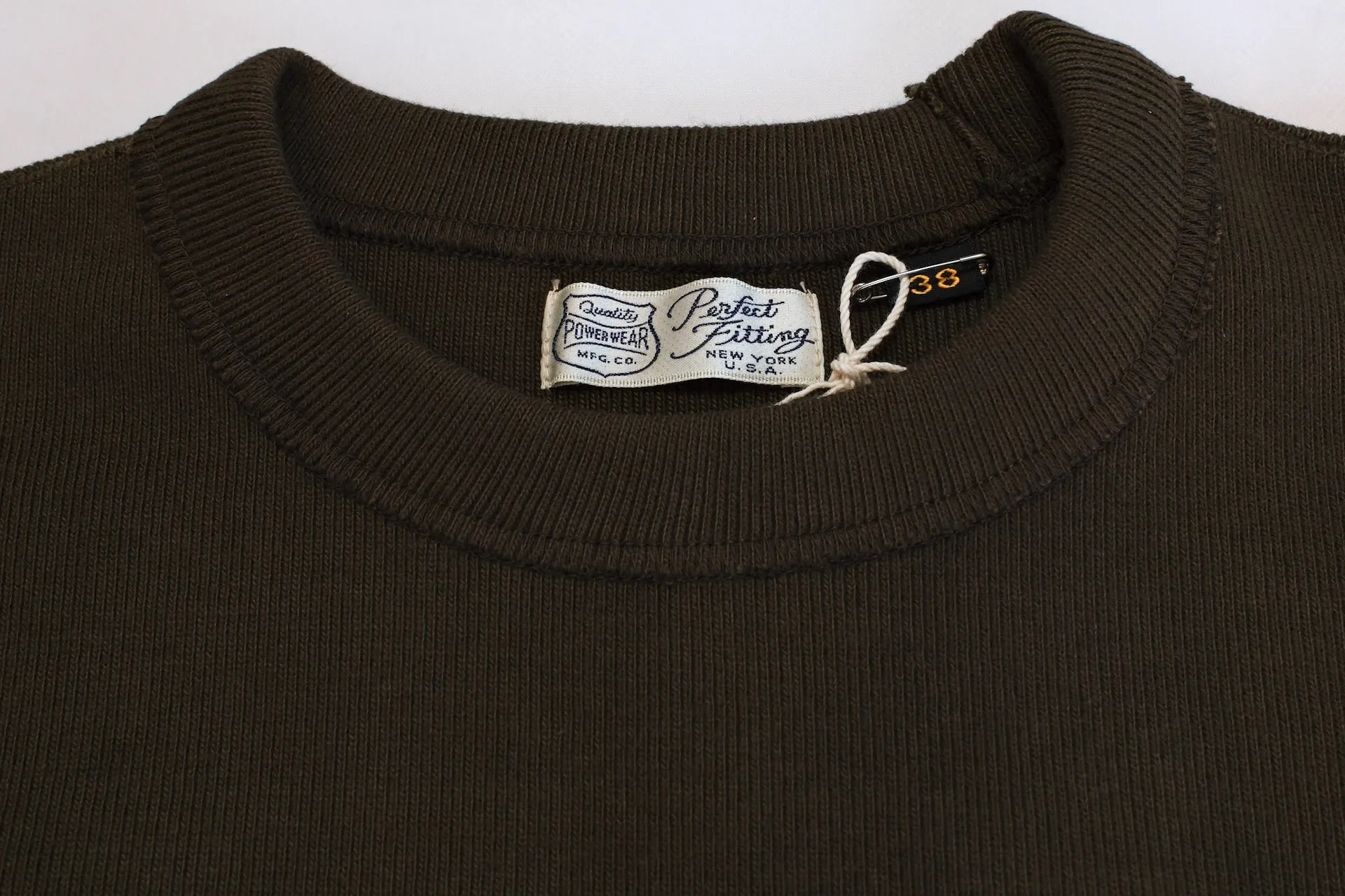 Freewheelers "Crew Neck Type" L/S Underwear (Dark Olive)