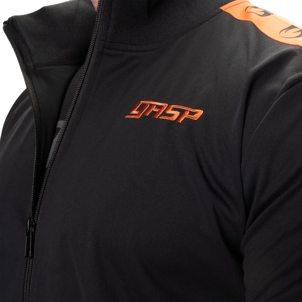 GASP TRACK SUIT JACKET (Black/Flame) - ملابس رياضية