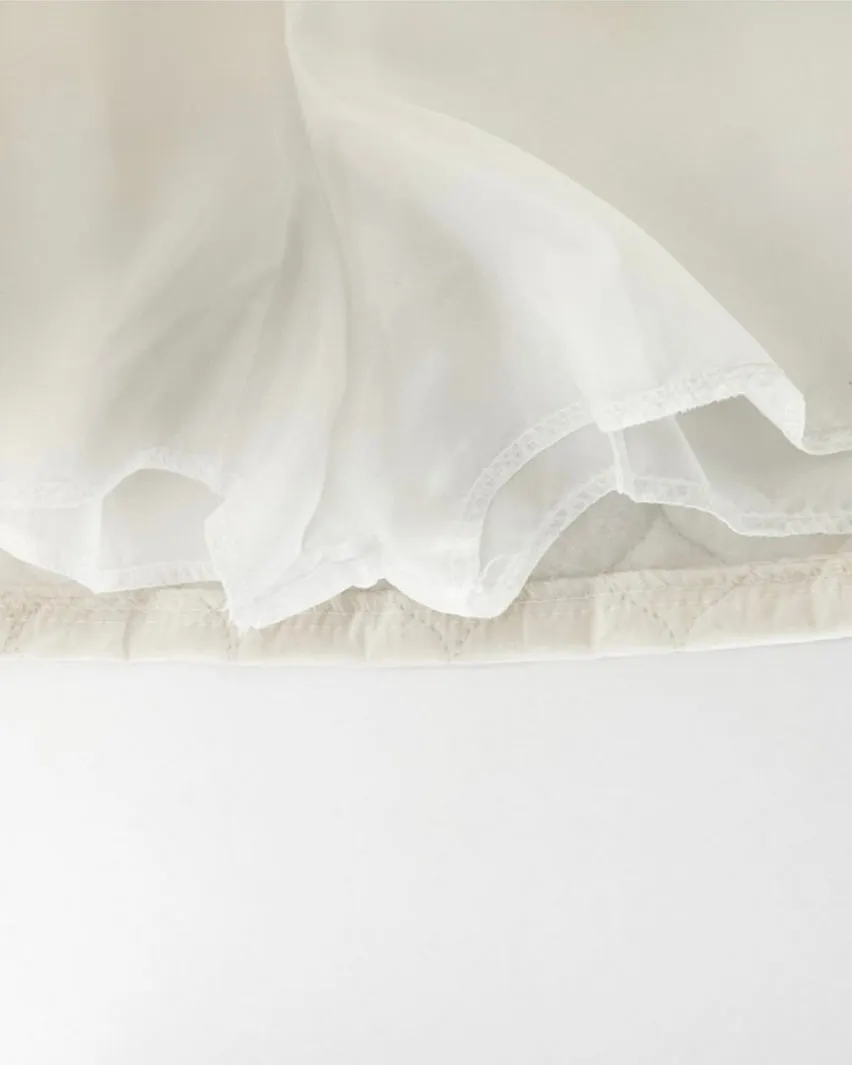 Heart Quilted Baning Skirt