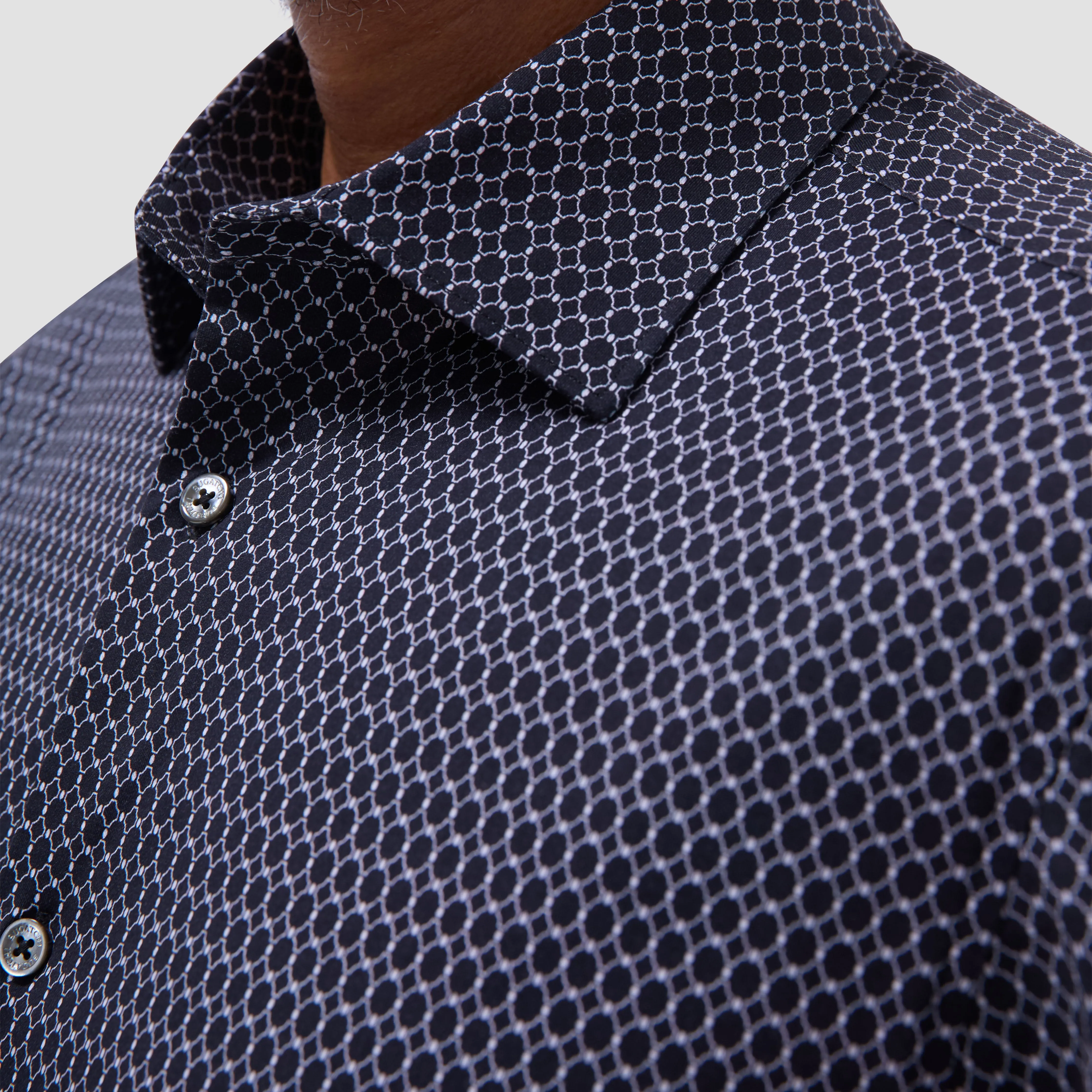 James Geometric Hexagon OoohCotton Shirt