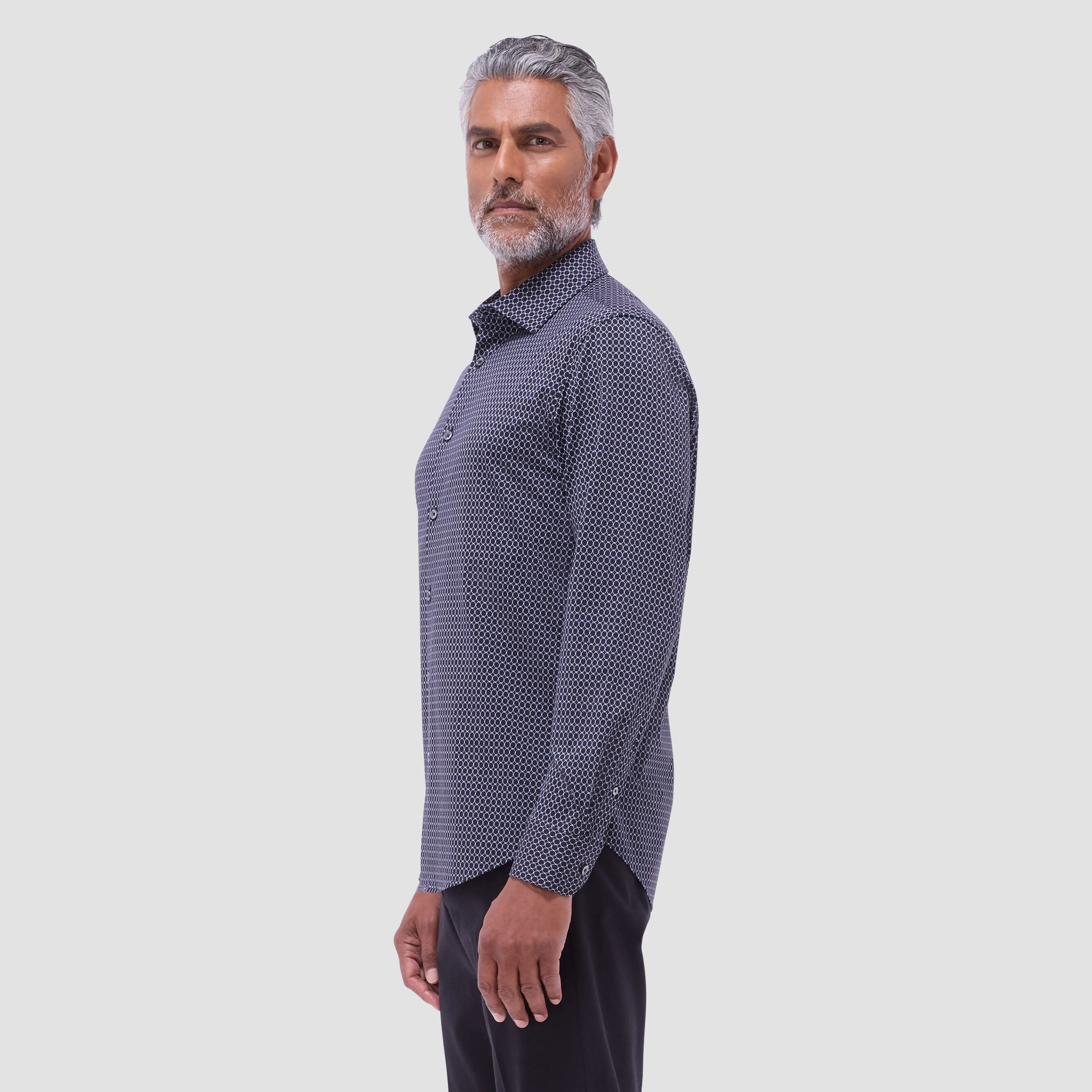 James Geometric Hexagon OoohCotton Shirt