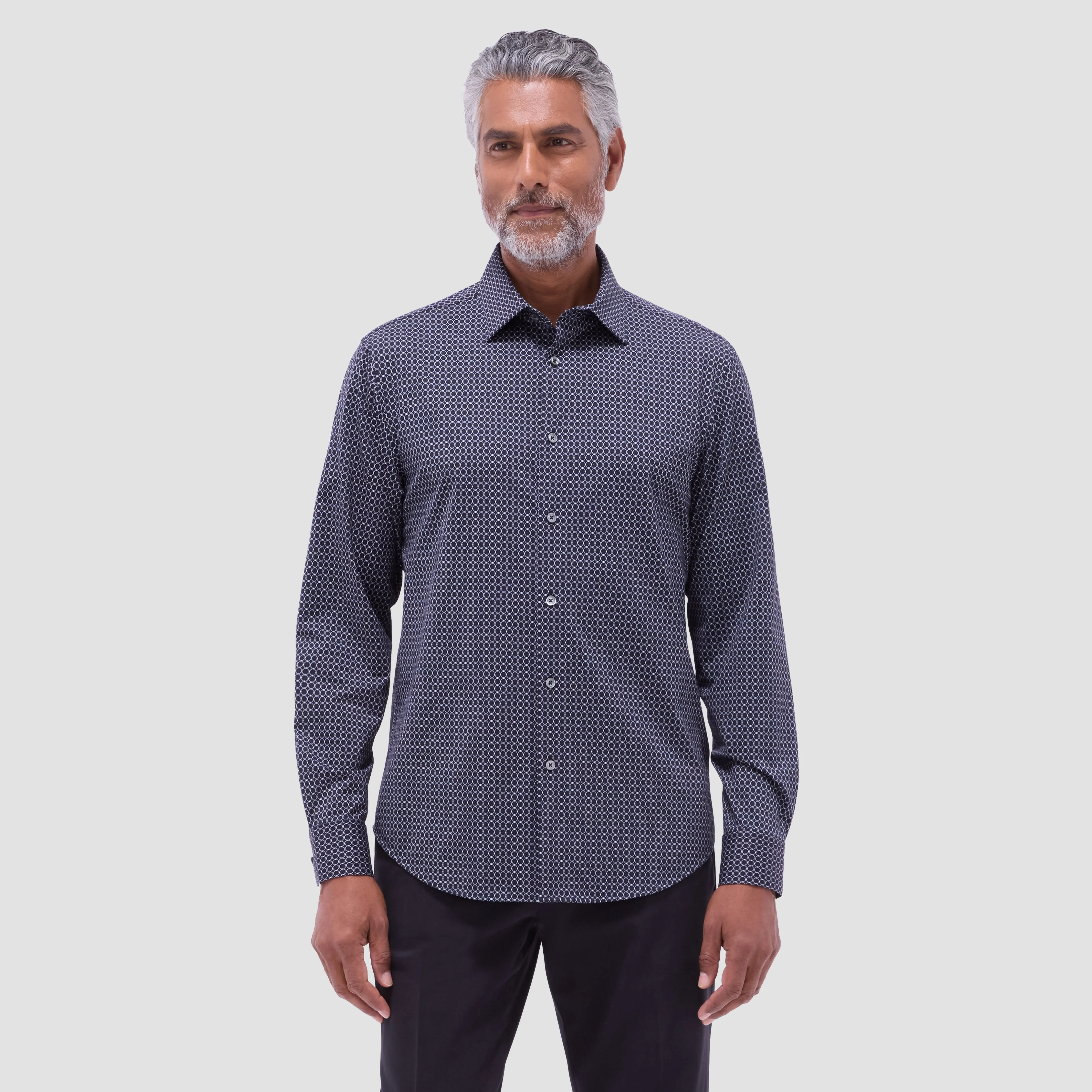 James Geometric Hexagon OoohCotton Shirt