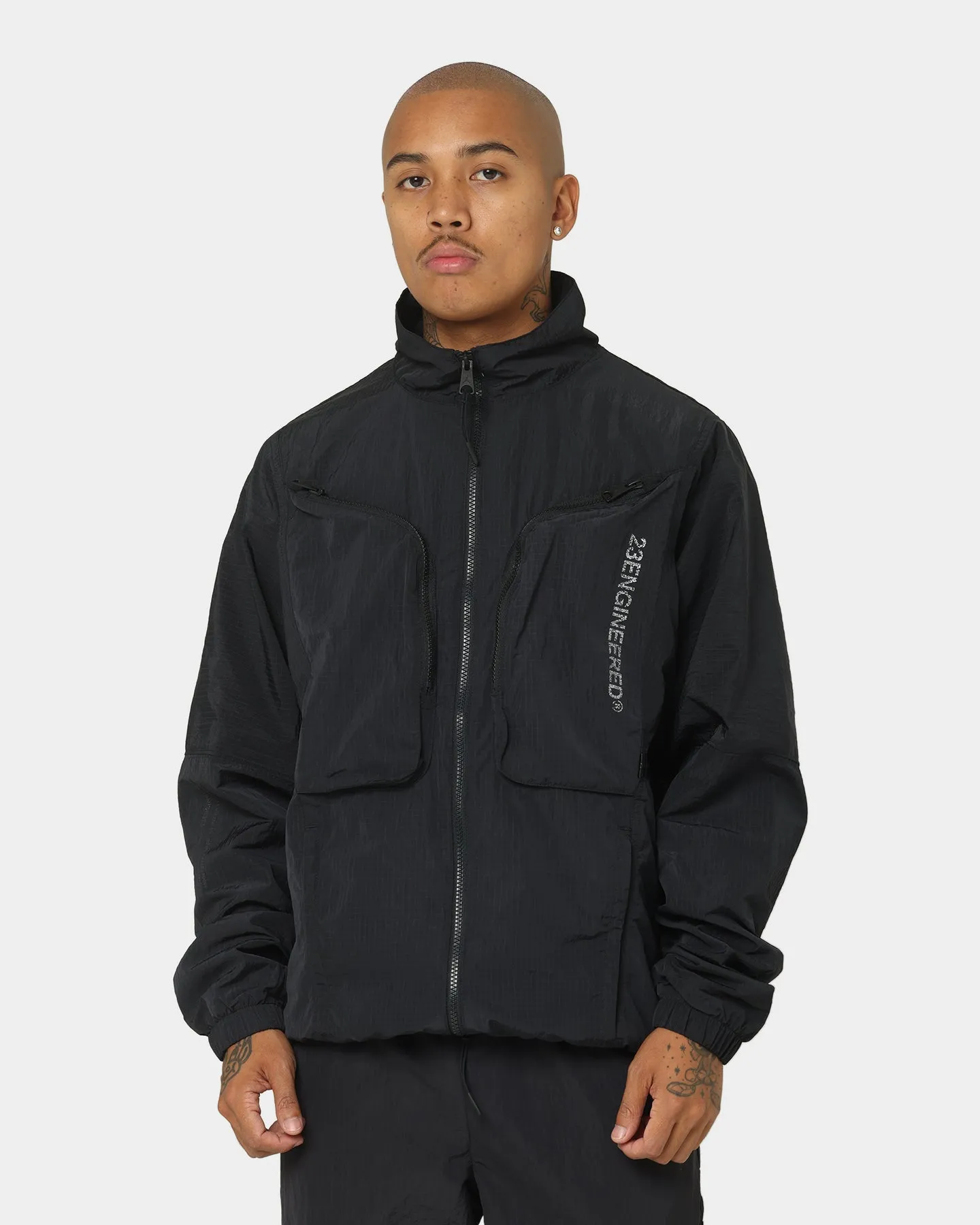 Jordan Jordan 23 Engineered Track Windbreaker Black/Atomic Grey