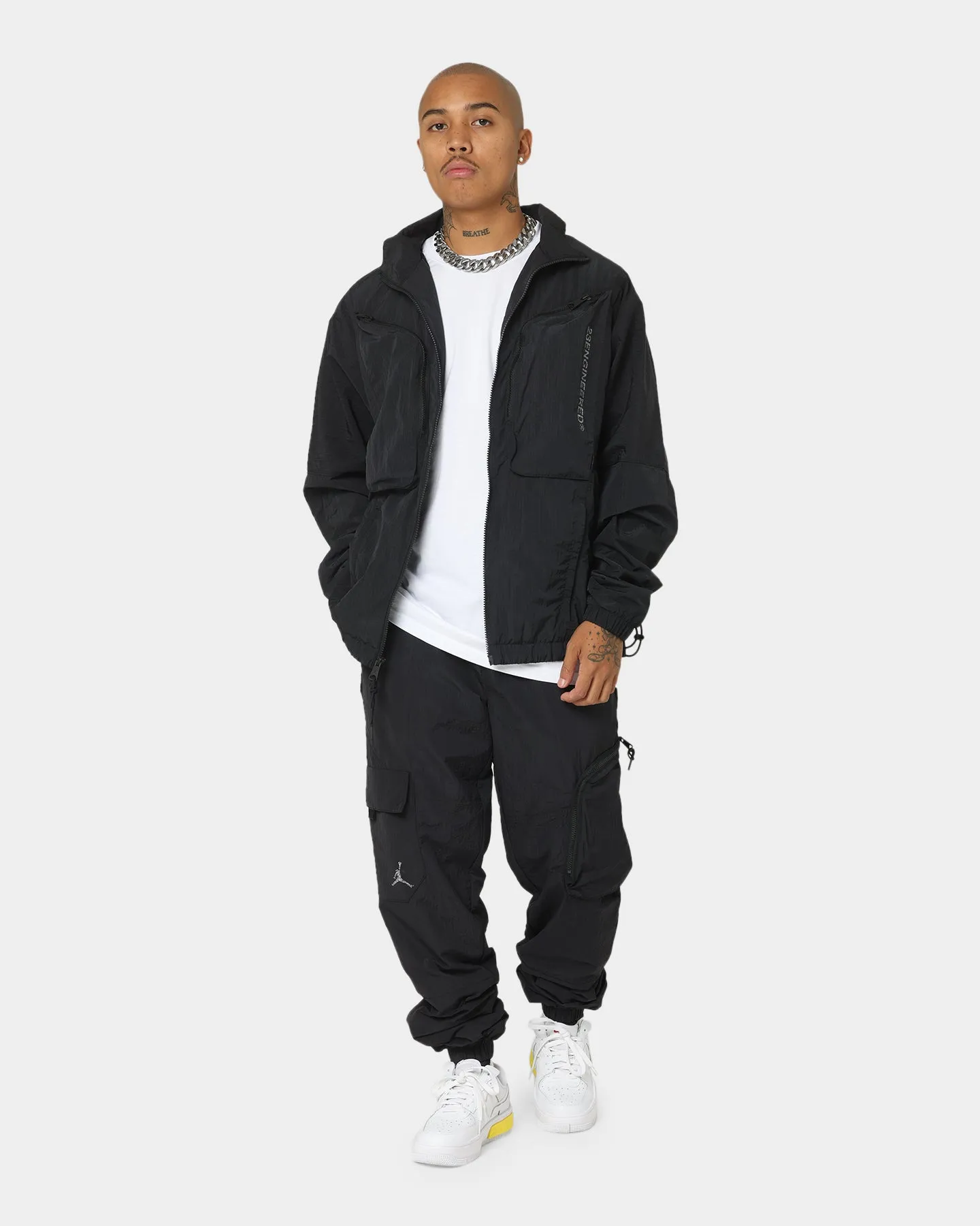 Jordan Jordan 23 Engineered Track Windbreaker Black/Atomic Grey