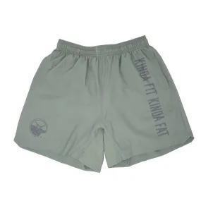 Kinda Fit Kinda Fat The Classic Premium 5.5" Training Shorts (Sage)