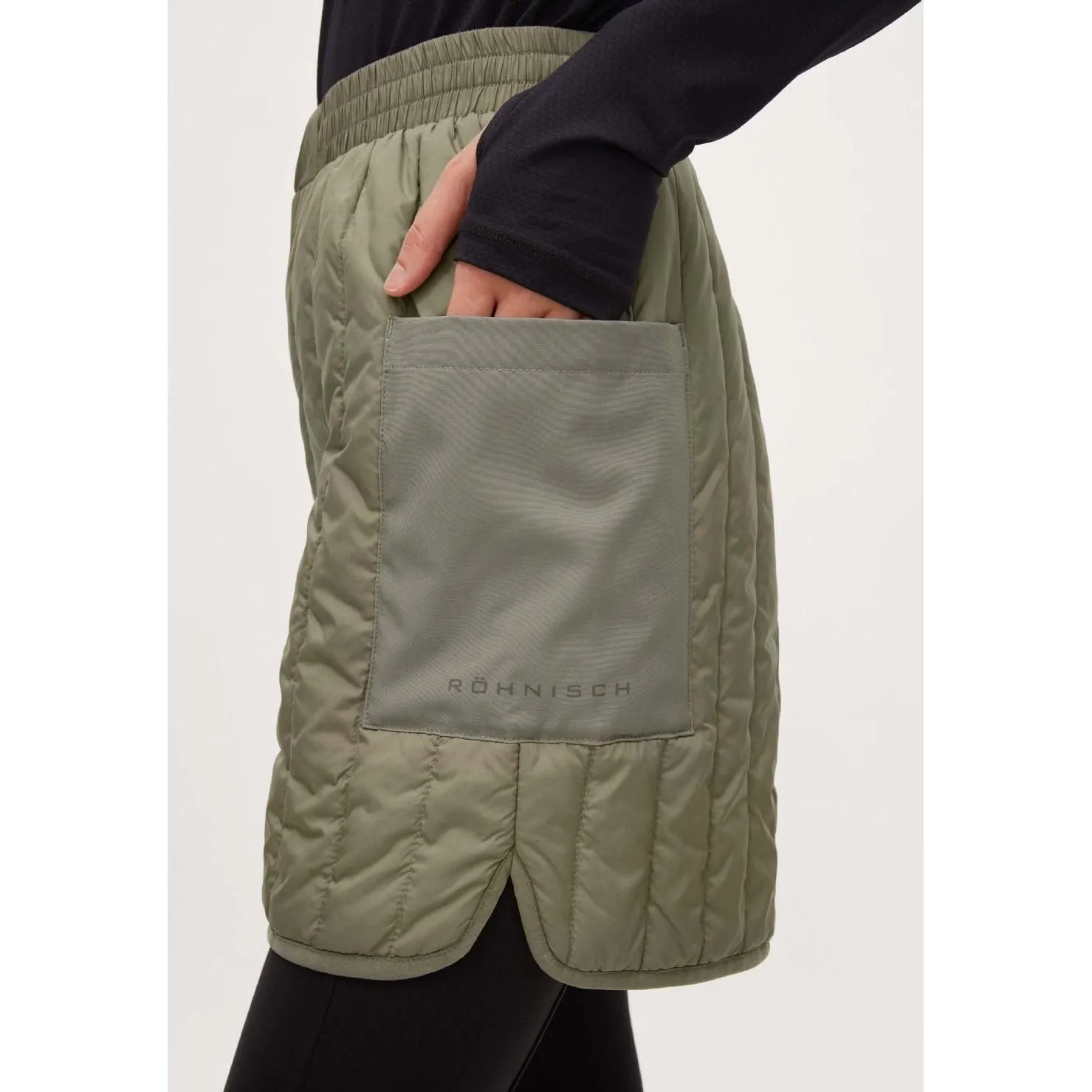 Lake Padded Shorts, Vetiver Green