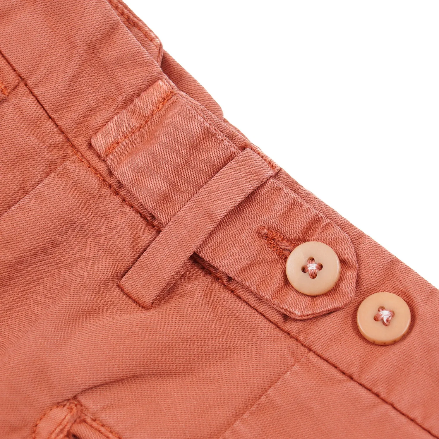 Luigi Borrelli Slim-Fit Cotton-Linen Pants