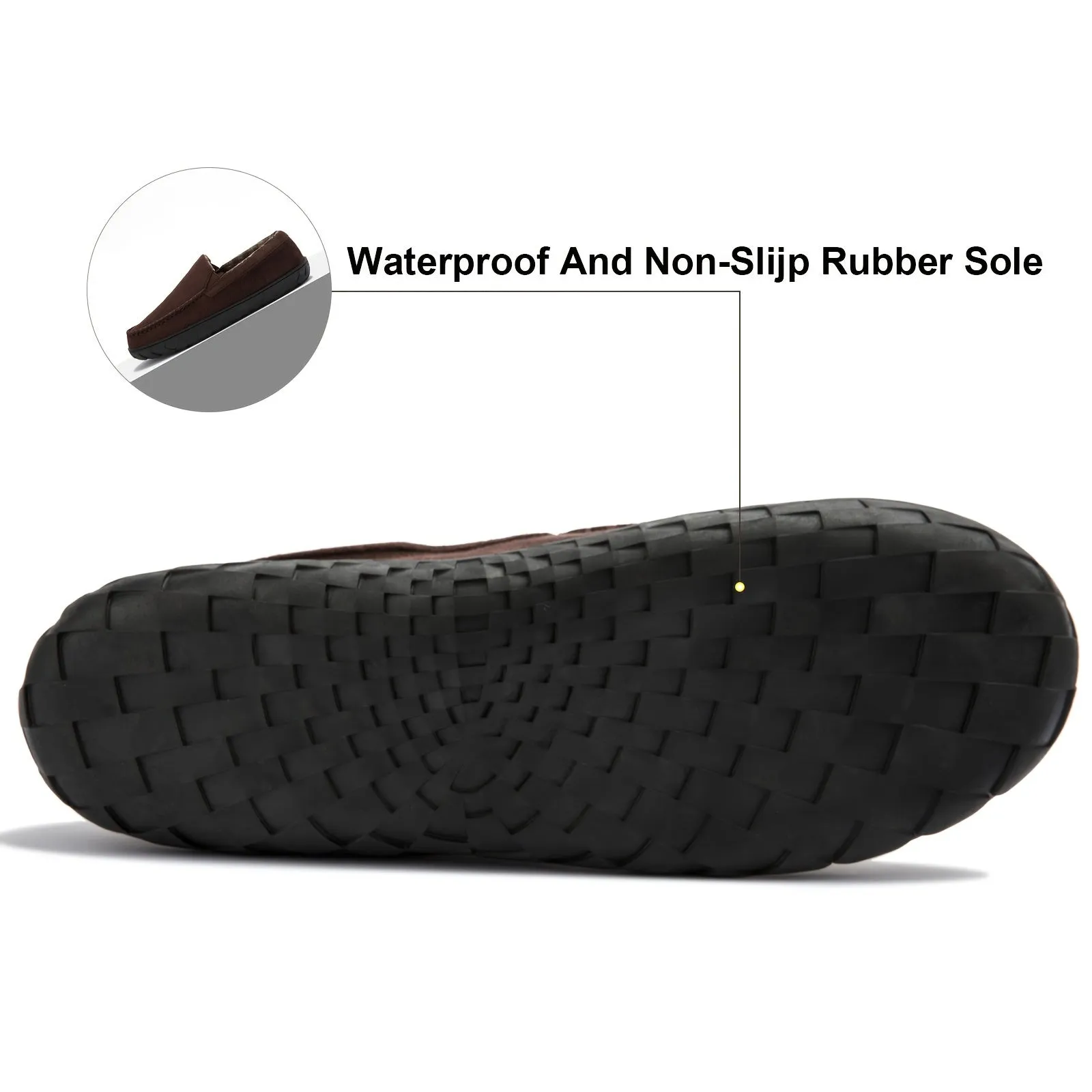 Men's Plus Size Thermal Cotton Lining Loafers