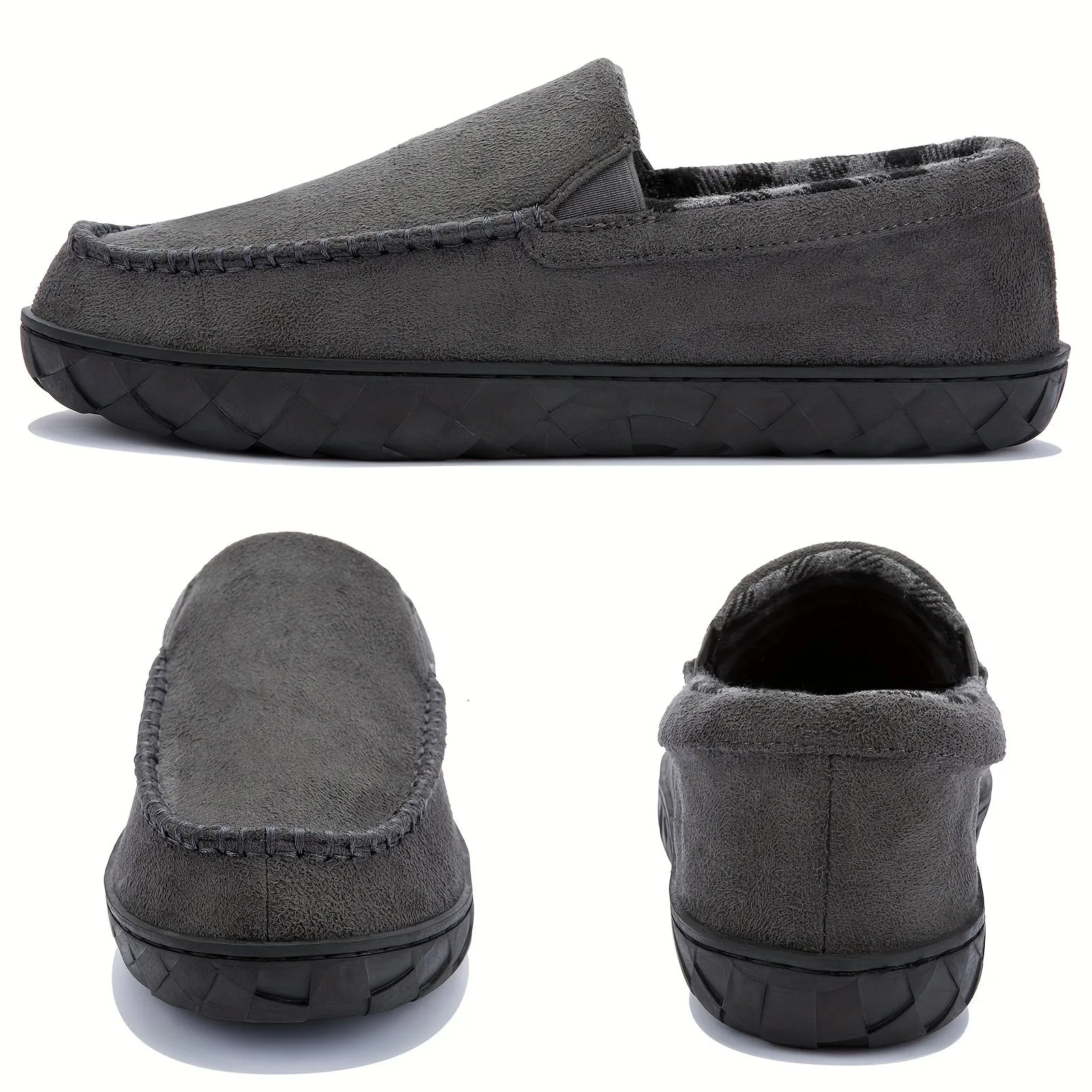Men's Plus Size Thermal Cotton Lining Loafers