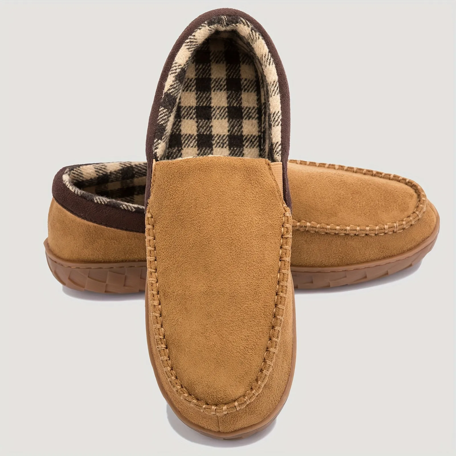 Men's Plus Size Thermal Cotton Lining Loafers