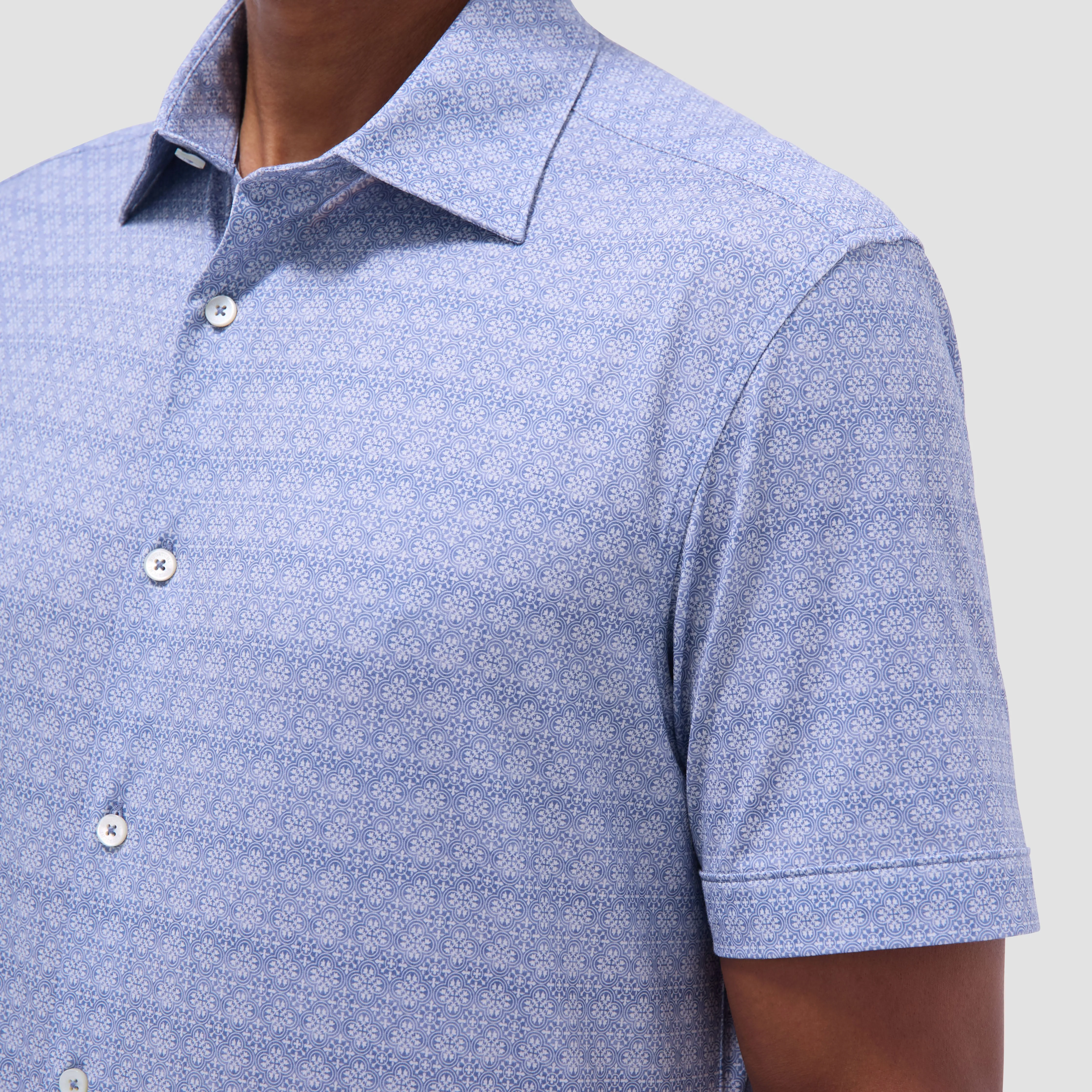 Miles Mosaic OoohCotton Short-Sleeve Shirt