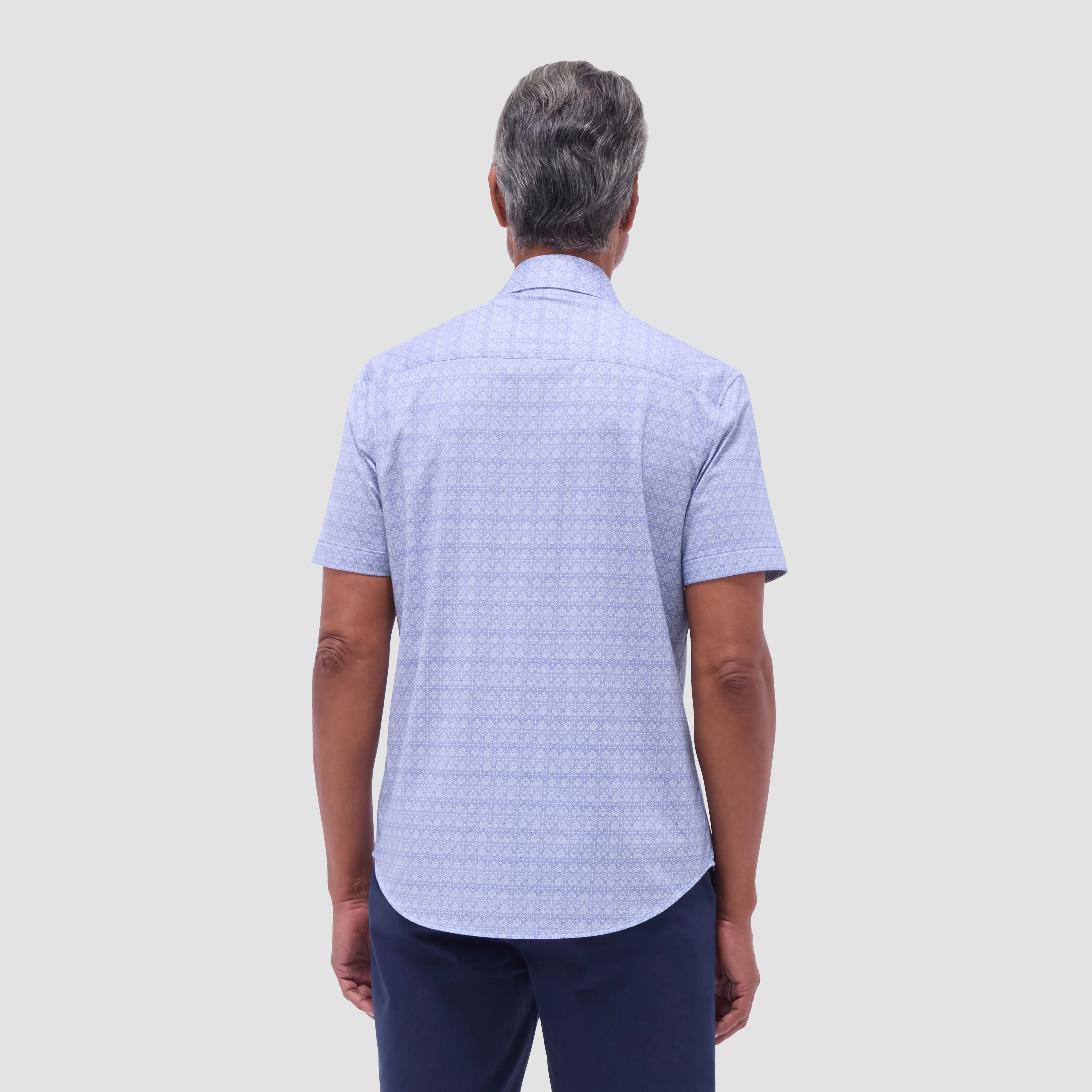 Miles Mosaic OoohCotton Short-Sleeve Shirt