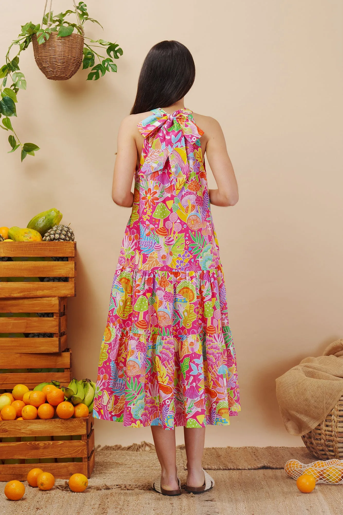 Mushroom Madness Maxi Dress