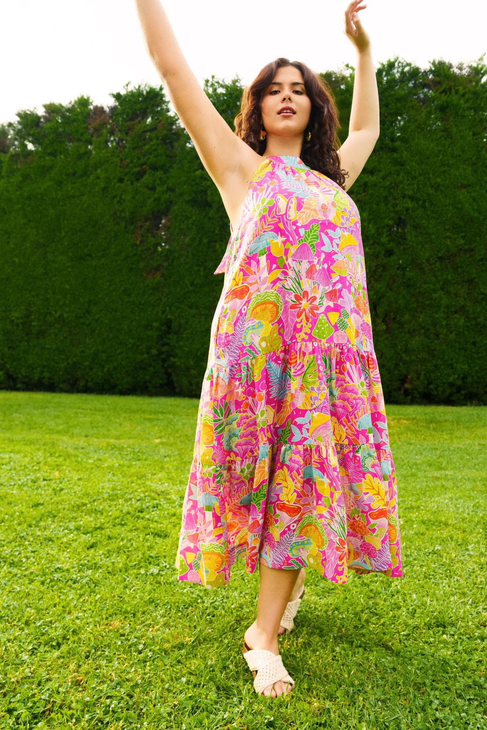 Mushroom Madness Maxi Dress