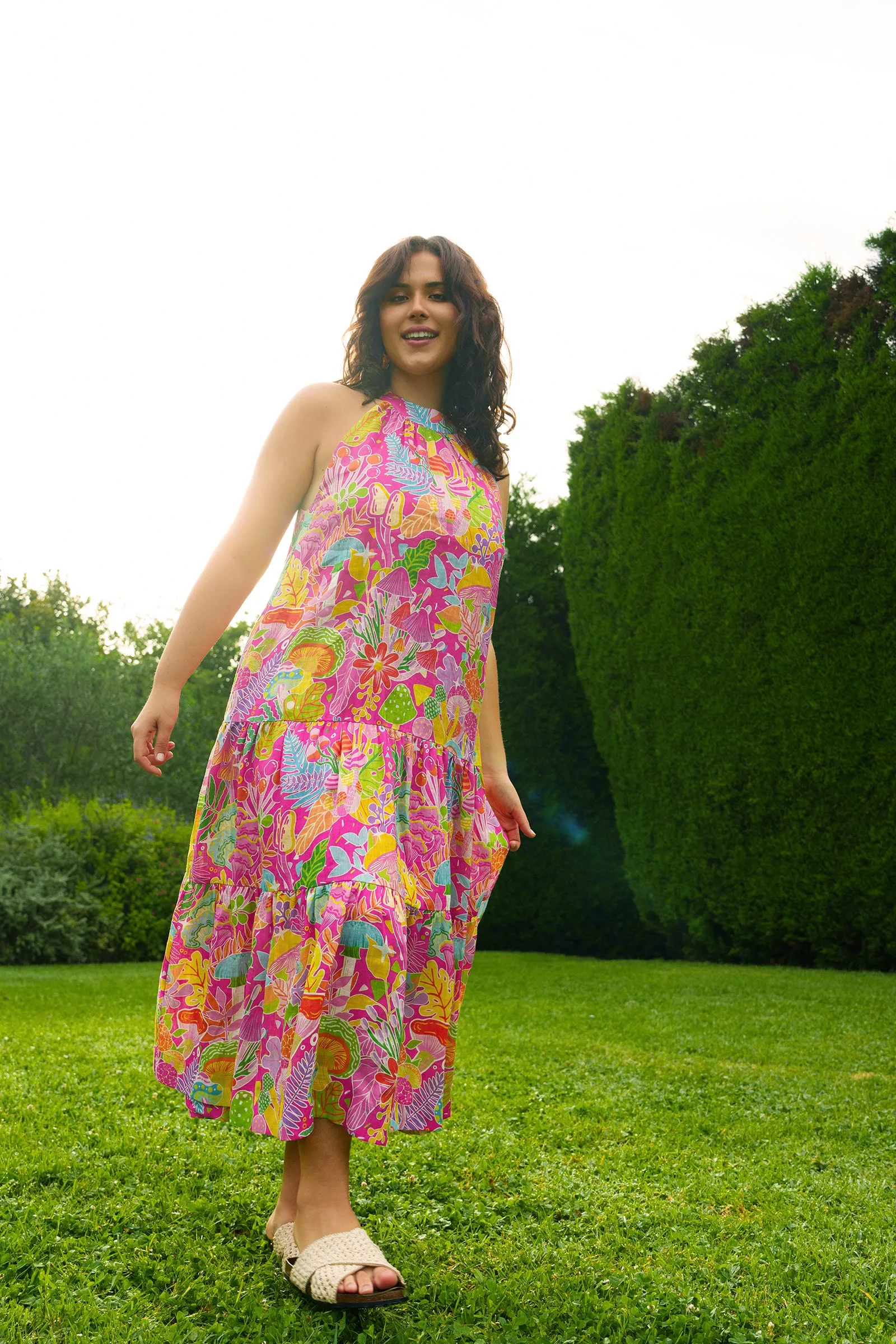 Mushroom Madness Maxi Dress
