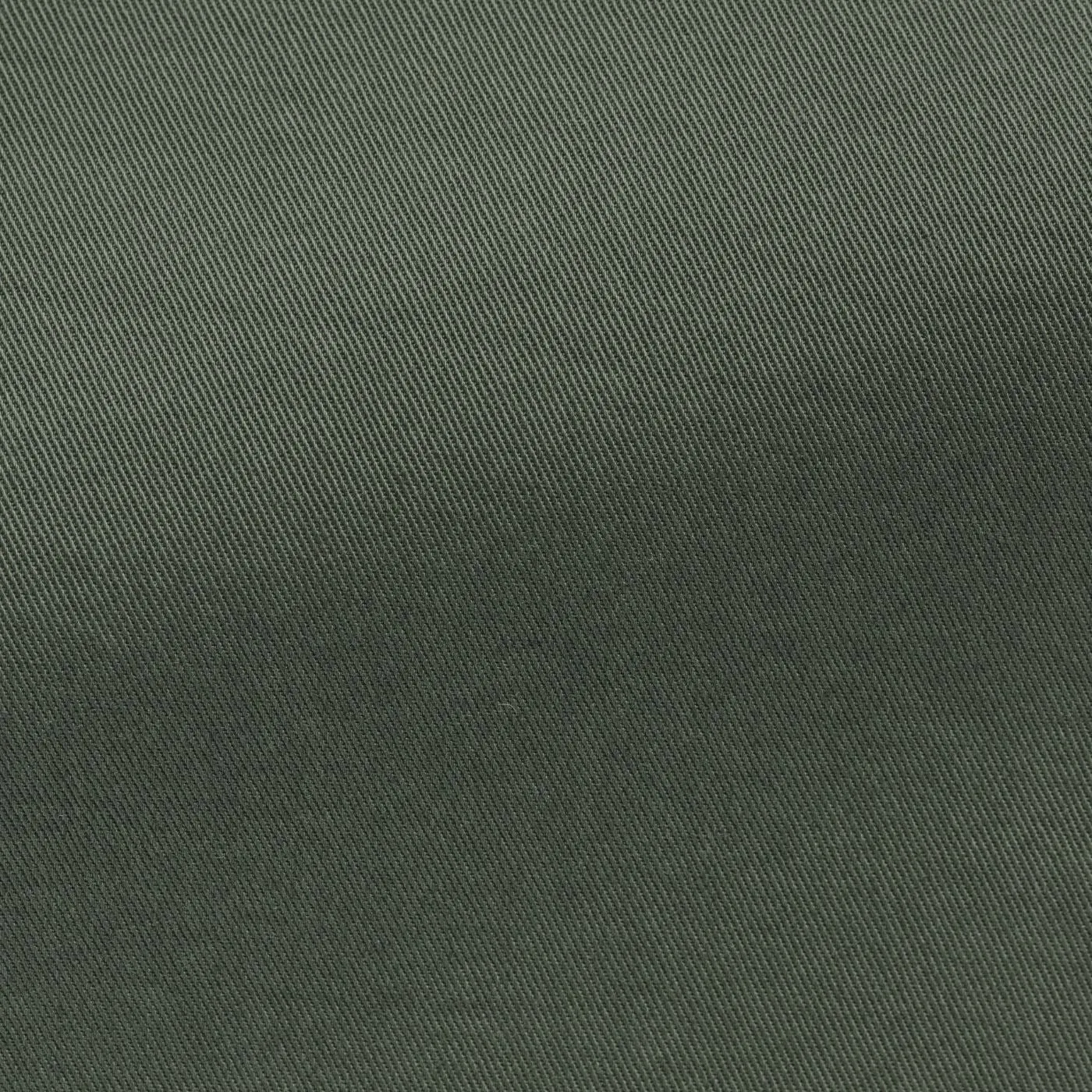 Olimpias Cotton Forest Green Garment Dyed Stretch Fine Twill