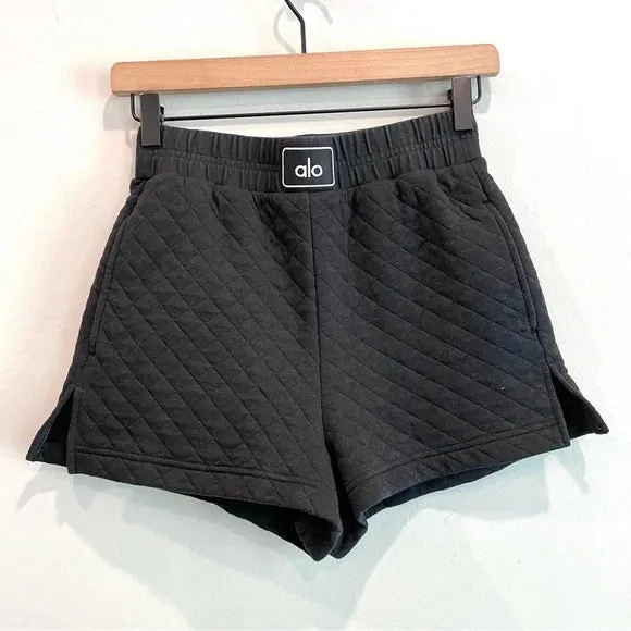 Quilted Boxer Style Sweat Shorts