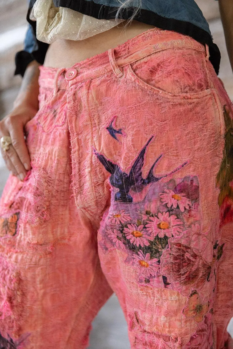 Quilted Miner Garden Shorts