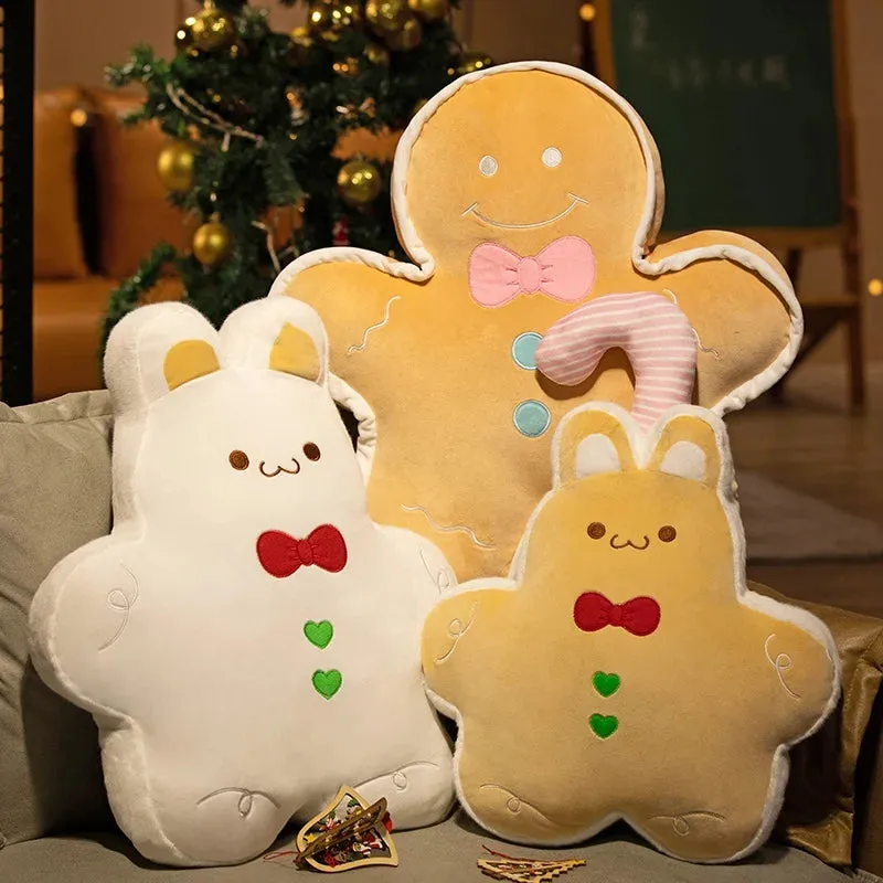 Seasonal gift 40cm Cartoon Gingerbread Rabbit Christmas Tree Plush Toys High Quality Christmas Decor Dolls Stuffed Soft Pluchies Gift (Copy)
