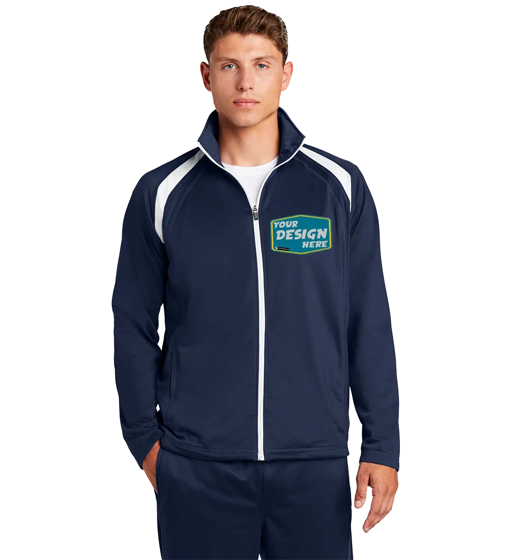 SPORT-TEK Custom Men's Tricot Track Jacket