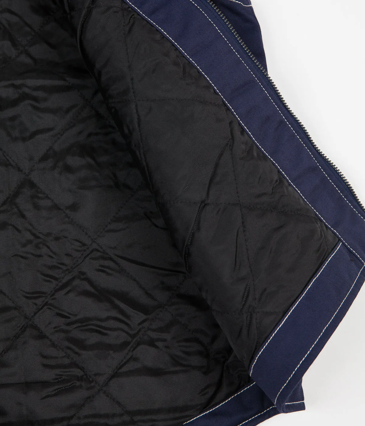Stussy Poly Cotton Work Vest - Navy