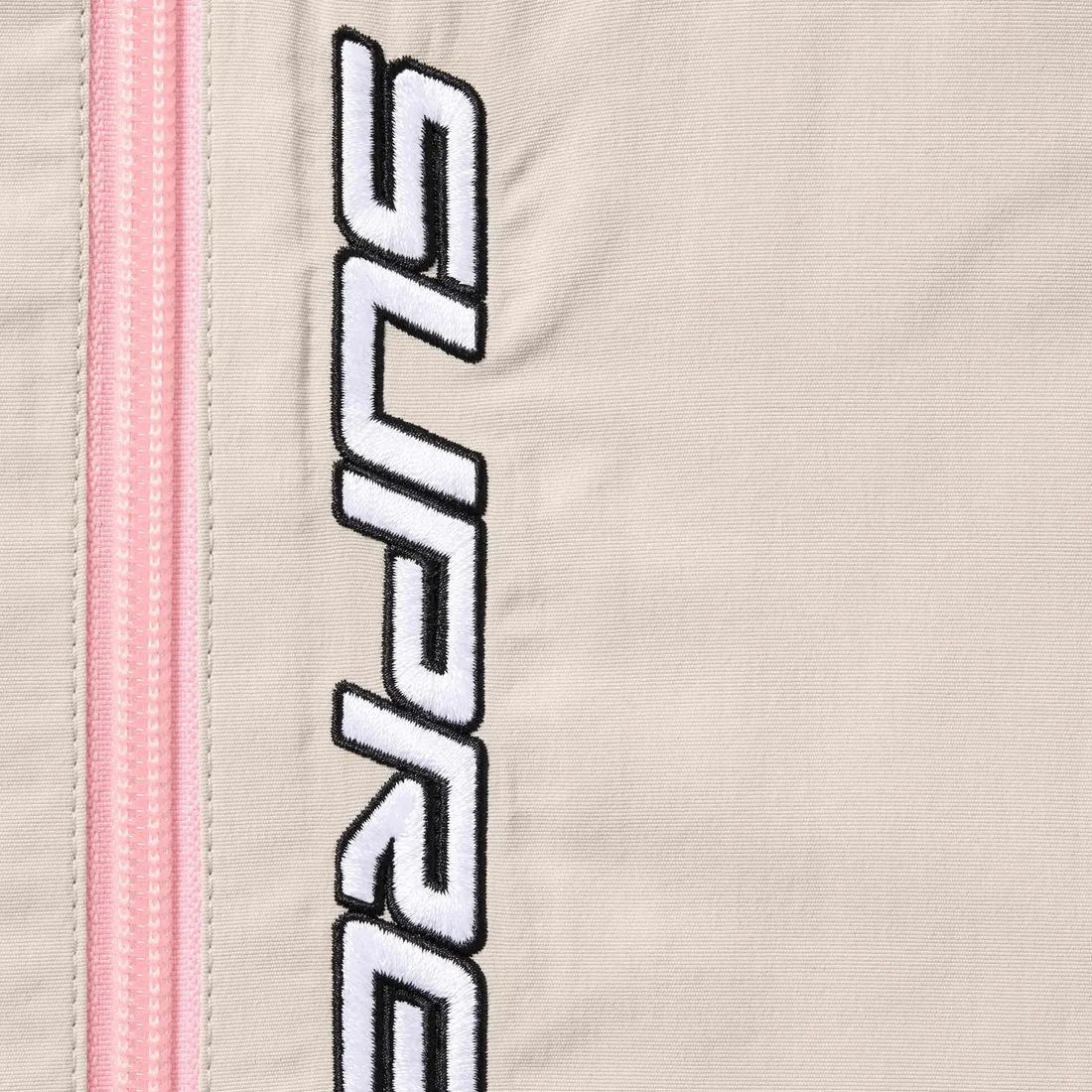 SUPREME CONTRAST ZIP TRACK JACKET-TAN