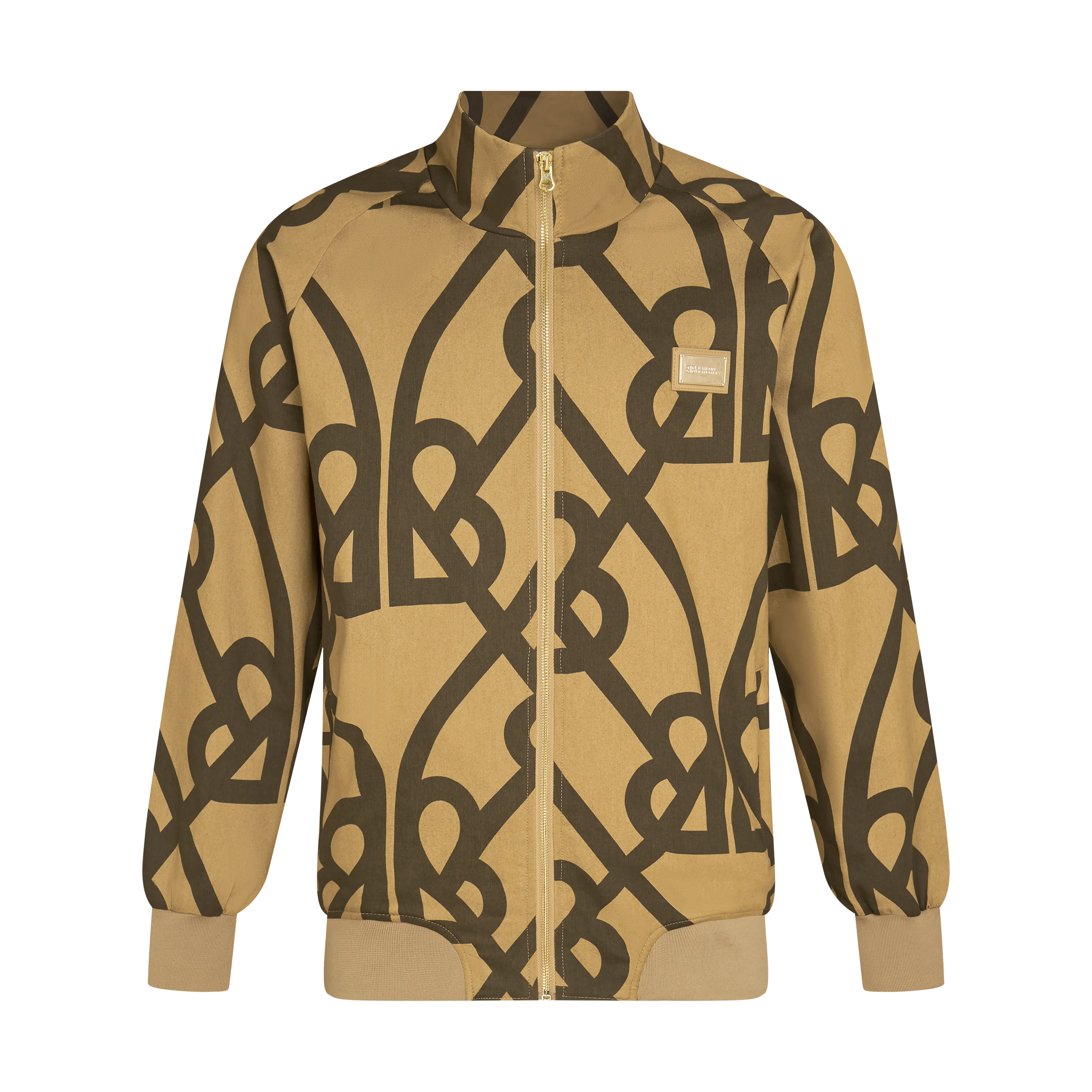 THE DENOGRAM TRACK JACKET-BROWN