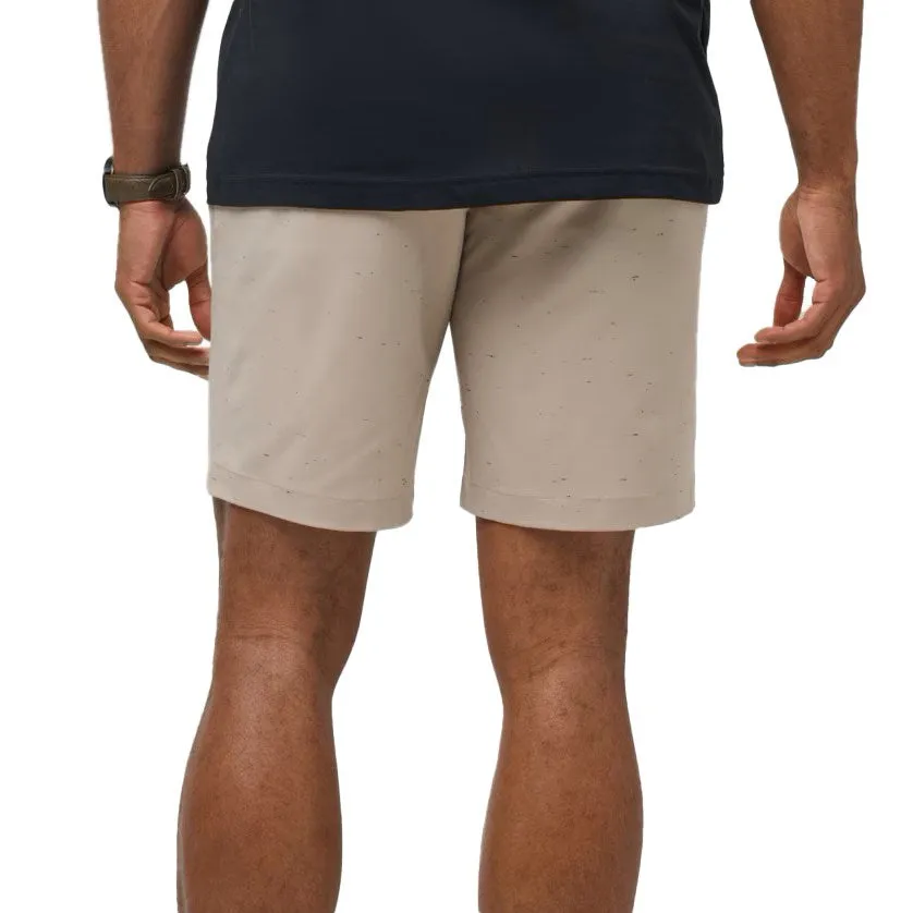 Travis Mathew Private Pier 9" Golf Shorts - Oxford Tan