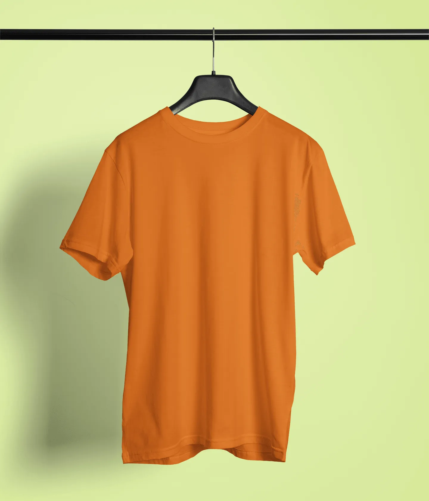 Unisex Regular Fit T-Shirt - Cotton, Bio-Washed (Brick Red)