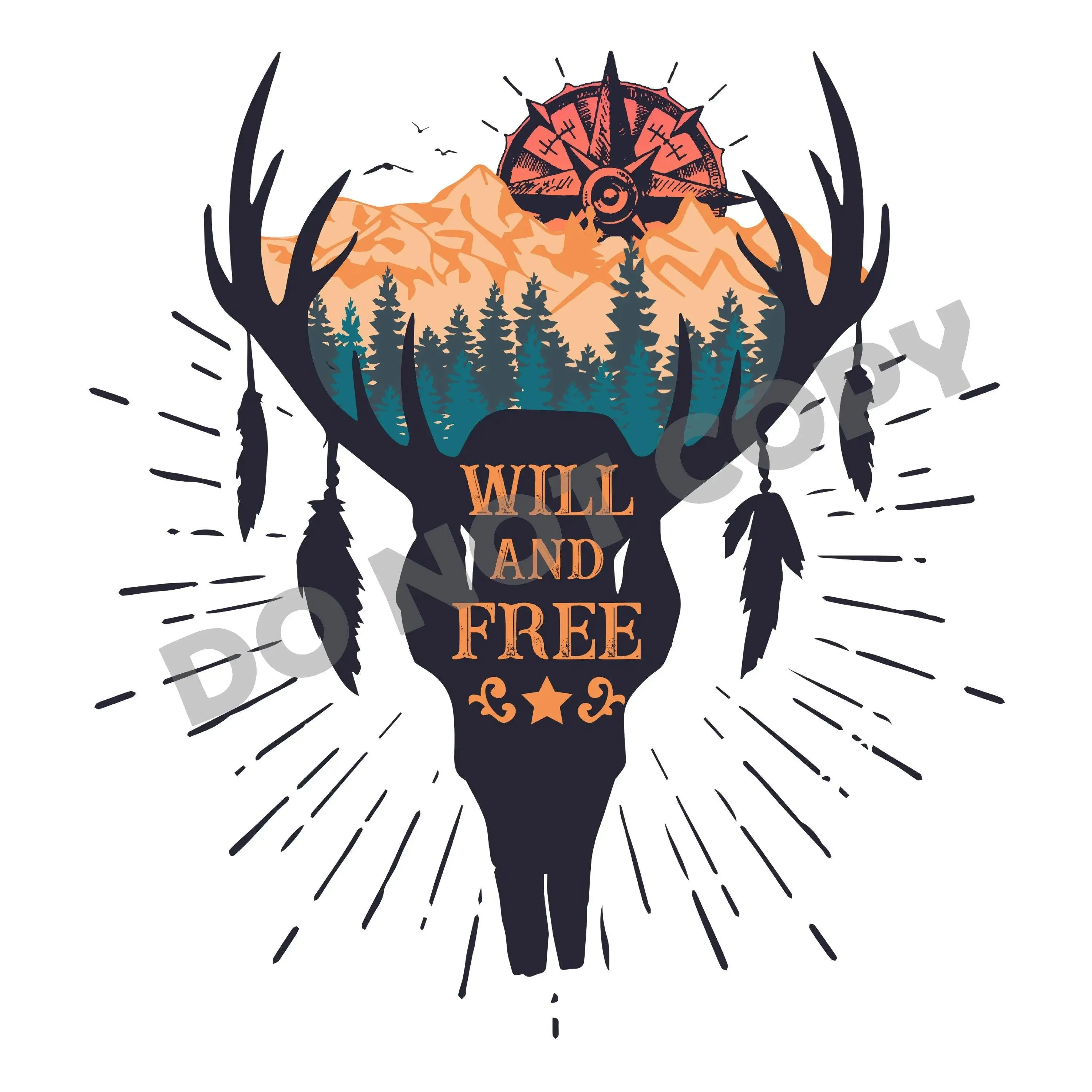 Will And Free Camp - DTF Transfer